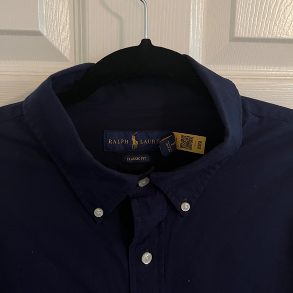 Ralph Loren Stretch Poplin Shirt - Picture 2 of 2